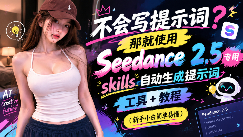 Seedance2.5官方专用自动生成优化提示词工具+教程(新手简单易懂)